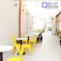 Ghế Tolix Sắt Sơn Tỉnh Điện Nhiều Màu Có Tựa Lưng Cao (QB-NT-GS04)