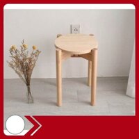 Ghế Trang Điểm Gỗ/ghế gỗ 2 tầng/ ghế decor