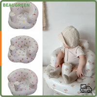Ghế trẻ em bơm hơi BEAUGREEN, Ghế Sofa bơm hơi có thể gập lại di động cho bé, Ghế tắm nội thất trẻ em PVC họa tiết hoạt hình dễ thương