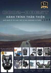 Ghế trẻ em trên ô tô sản xuất theo tiêu chuẩn mới Nhất của Châu Âu ECE R129 ( I-Size )