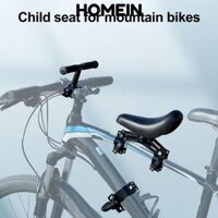Ghế trẻ em xe đạp HOMEIN, Ghế trước xe đạp gắn phía trước có thể tháo rời, Ghế ngồi xe đạp xốp PU bằng thép Carbon an toàn