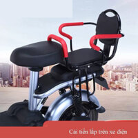 Ghế Trên sau Xe Đạp sau Xe Điện Cho Trẻ Em, Ghế Ngồi Xe Đạp Cho Bé, Ghế Cho Bé Gắn Ghế Trẻ Em Gắn Baga Xe tặng đai cài