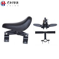 Ghế trước xe đạp CHINK, Ghế ngồi xe đạp xốp PU bằng thép Carbon có thể tháo rời, Ghế ngồi trẻ em mềm mại gắn phía trước an toàn