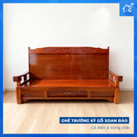 Ghế Trường Kỷ Gỗ Phủ Xoan Đào (GTKGPXD)