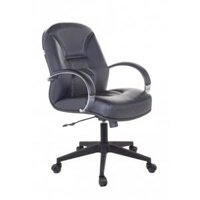 Ghế Trưởng Phòng Tay Nhôm Ốp Chân Ngoại Nhập IBIE IB305 - Đen