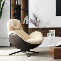 Ghế tựa Bắc Âu đơn, ghế sofa xoay sang trọng nhẹ, ghế trứng cho phòng ngủ, ghế thư giãn tại nhà, ghế tựa cho phòng khách