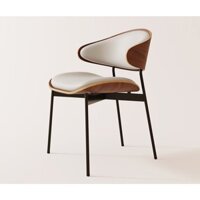 Ghế Tựa Lưng Gỗ Chân Inox – Sự Kết Hợp Tinh Tế Cho Không Gian Hiện Đại