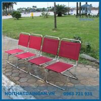 Ghế vải dù xếp inox mini