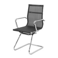 Ghế Văn Phòng Chân Quỳ Lưng Cao Nệm Lưới, Khung Và Chân Xi Mạ (QB-GVP06)