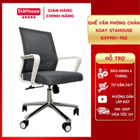 Ghế văn phòng, ghế làm việc lưng vuông chân xoay làm việc tai nhà Stahouse GVP901-902