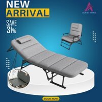 Ghế Văn phòng kiêm giường gấp ngủ trưa tặng kèm đệm dày 4cm, ghế gấp gọn văn phòng, giường ngủ trưa văn phòng