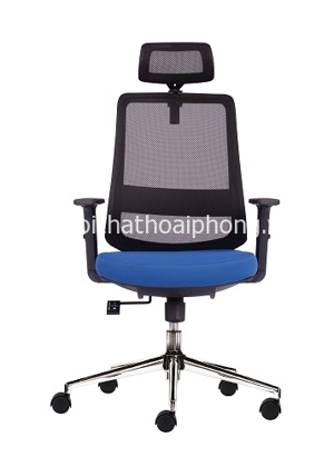 Ghế văn phòng lưng lưới có tựa đầu M1080-01