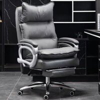 🔥Ghế văn phòng máy tính boss da thật, ghế sofa massage ngả lưng, ngồi thoải mái