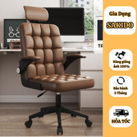 Ghế văn phòng ngả lưng, Ghế tựa lưng văn phòng, làm việc tại nhà siêu dụng có bánh xe di chuyển KO034