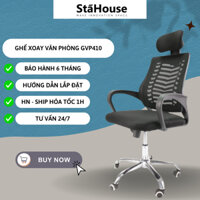Ghế Văn Phòng Ngả Lưng Tựa Đầu Chân Xoay Stahouse - Ghế Làm Việc Tại Nhà GVP410