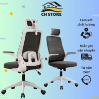 Ghế văn phòng tựa lưng thông minh, ghế làm việc nâng hạ chống đau mỏi, bảo vệ cột sống, tựa đầu 3D êm ái