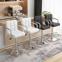 Ghế Văn Phòng Xoay Đơn Giản, Ghế Cao Tựa Lưng Thư Giãn, Ghế Nâng Quầy Lễ Tân Khách Sạn, Ghế Bọc Mềm Thoải Mái Cho Gia Đì