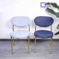 Ghế Verpan S-430S Lưng Nệm Bọc Vải Bố Cao Cấp, Khung Sắt Mạ Vàng (QB-NT-GCF08)