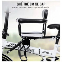 Ghế xe đạp lắp trước cho mọi loại xe - xe đạp gấp, xe đạp thường. Nấc tuỳ chỉnh cho mọi loại xe A5