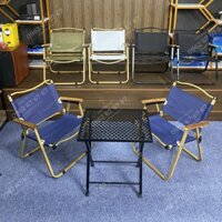 Ghế Xếp Cà Phê Duy Phương Khung Đồng Lưới XANH NAVY (Size Cơ Bản)