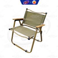 Ghế Xếp Cà Phê Duy Phương Khung Vàng Đồng Lưới RÊU (Size Cơ Bản)