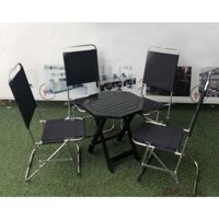 Ghế xếp cafe, ghế xếp inox lưng cao vải bố dày giá rẻ