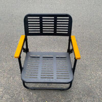 Ghế xếp cafe sắt cnc sơn tĩnh điện tay gỗ