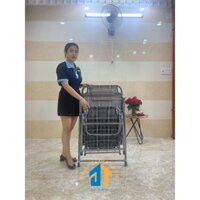Ghế xếp cao cấp bằng lưới khung sắt