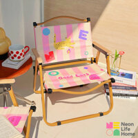 Ghế Xếp Chồng Cắm Trại Ngoài Trời Ghế Bãi Biển Di Động Gia Đình