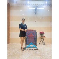 Ghế xếp dây đan nhỏ khung sắt TÂN HÒA PHÁT