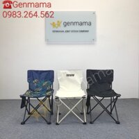Ghế xếp gấp gọn kèm túi đựng ,Ghế gấp đi câu cá,picnic và đi phượt vải dù khung nhôm cao cấp đế cao su chắc chắn GENMAMA