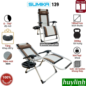 Ghế xếp gấp thư giãn Sumika 139