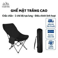 Ghế Xếp Gọn Dã Ngoại Tải trọng 120kg 2 Chế Độ Ngả Lưng Ngủ Trưa Văn Phòng TẶNG KÈM TÚI