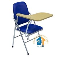 Ghế xếp học sinh chân inox có bàn LƯNG CAO