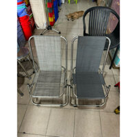 ghế xếp inox lưới nhập khẩu cao cấp ,ghế xếp cafe inox