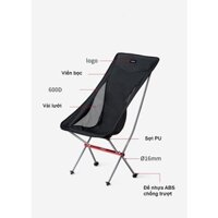 Ghế xếp inox vải bố có lưng tựa cao cấp NatureHike NH18Y060-Z