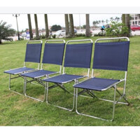 GHẾ XẾP INOX VẢI DÙ cho quán Trà Chanh, Cafe, vỉa hè, Câu Cá ngoài trời tiện dụng GIÁ XƯỞNG