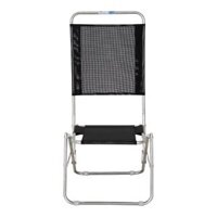 Ghế Xếp Lưới Inox Qui Phúc Lưng Cao Đen