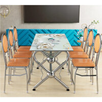 Ghế xếp nệm inox FELIX Mặt trăng phi 25