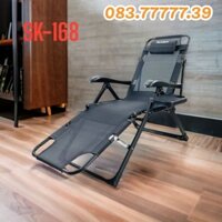 Ghế xếp ngã giường SUMIKA 168, 168A - tải trọng 300kg, có thêm con lăn massage tay cho mẫu 2020