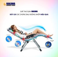 Ghế Xếp Thư Giãn Cao Cấp HAKAWA HK-G20T( Kèm nệm 200.000đ)