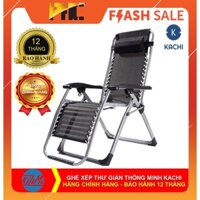 Ghế xếp thư giãn thông minh Kachi mk171  thích hợp cho người già – Màu đen