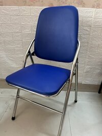 Ghế xếp văn phòng,ghế gấp học sinh, ghế xếp khung inox lưng cao