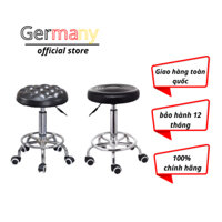 Ghế xoay 360 độ có bánh xe chỉnh được cao thấp - Màu Đen