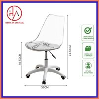 Ghế xoay có bánh xe đa năng trong suốt - Hàng nhập khẩu