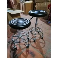 Ghế xoay có tựa lưng inox spa.