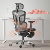 Ghế Xoay Công Thái Học Cao Cấp HBADA Lưng Kép Đệm Lưới Chuẩn Ergonomic 1S – Bản 4D/5D