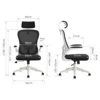 Ghế Xoay Công Thái Học Xiaomi HBADA B&W HDNY163