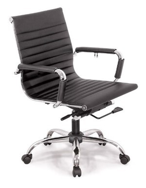 Ghế xoay da lưng trung 190 GX19AD-M