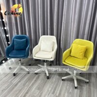 Ghế Xoay Học Sinh, Ghế Trang Điểm Mẫu Vân Sò Cap Cấp Phong Cách Hiện Đại (Có Sẵn)